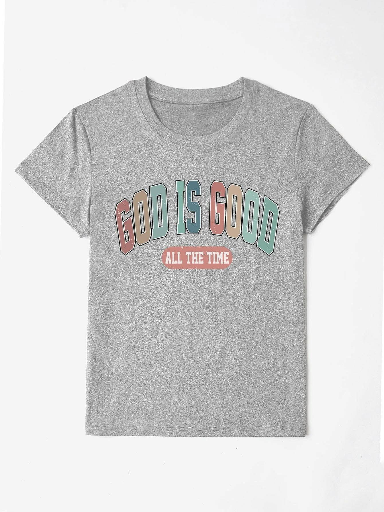 Trendsi God is Good Graphic Tee - Faith Inspired Unisex