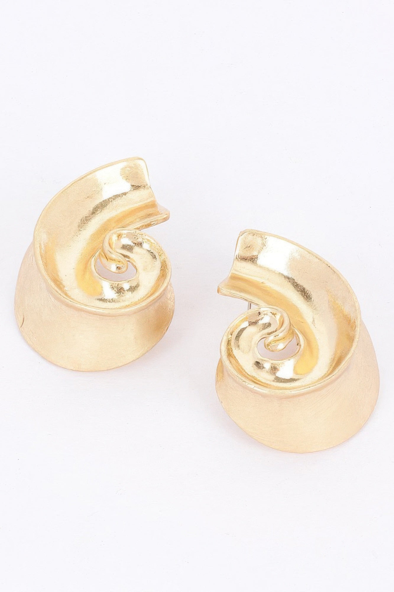 Gold Plated Metal Earring