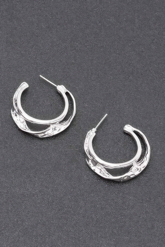 Gold Plated Metal Earring