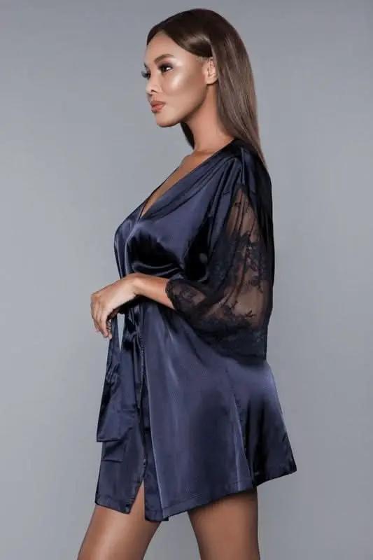 Women's Robe Robe - Lightweight & Comfortable - Elegant Black