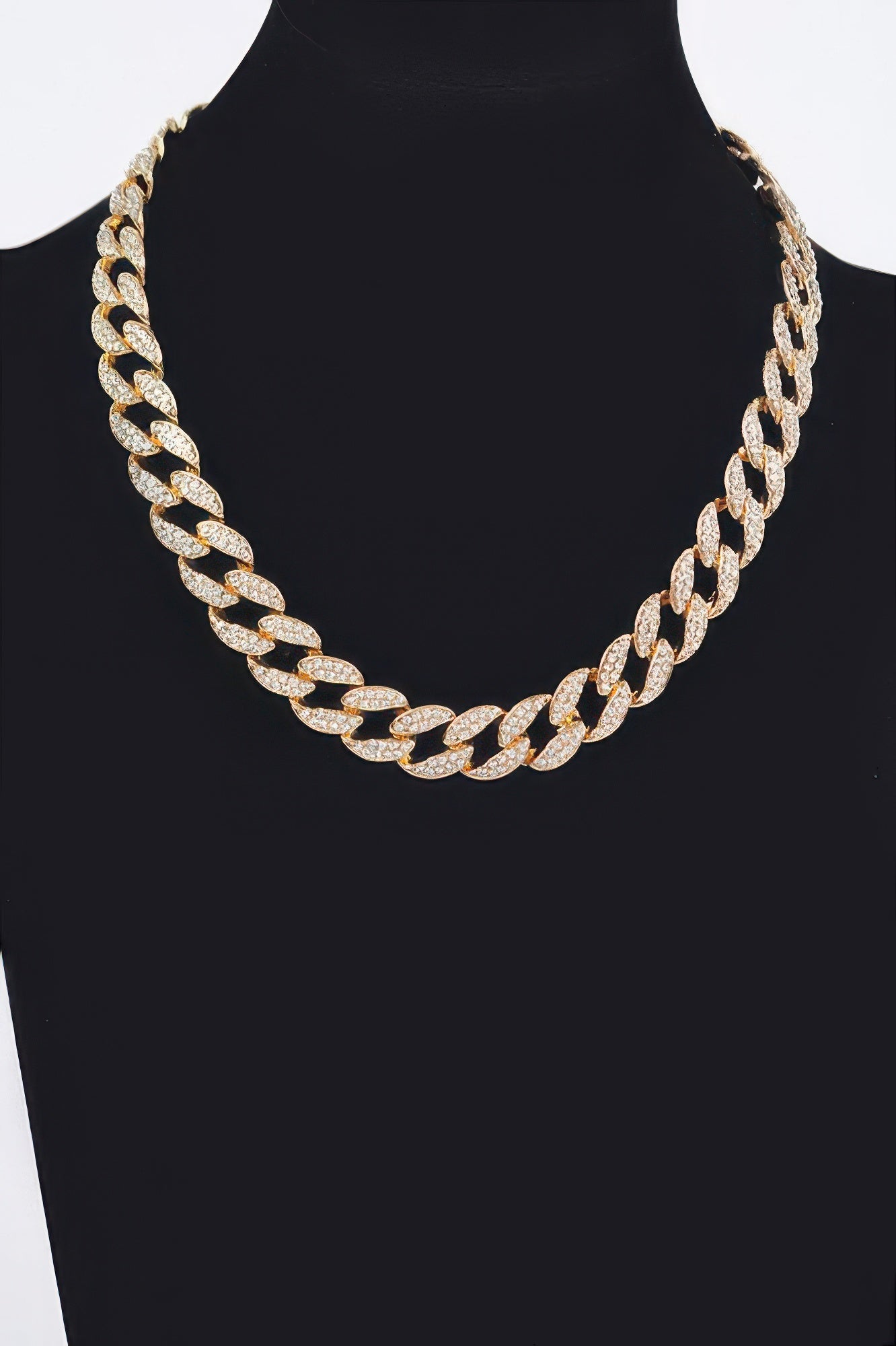 Hammered Bulk Chain Necklace