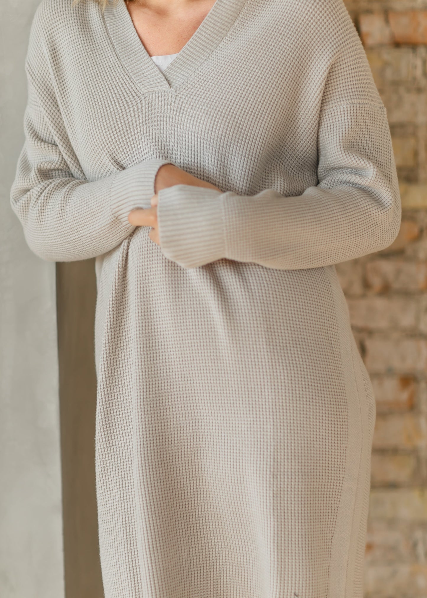 Hampton Waffle Knit Dress