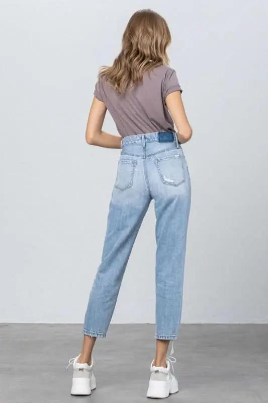 Clothing Insane Gene HIGH RISE TAPERED JEANS - Premium Quality Product | Fast Shipping & Returns
