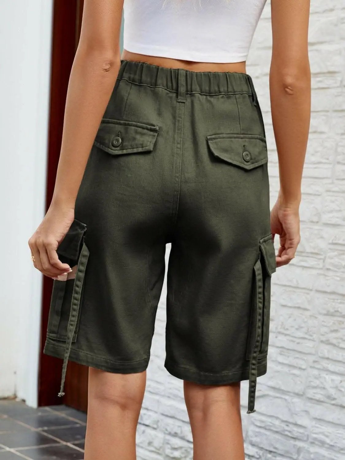 Trendsi Jeans & Denim - Premium Chic high-rise denim shorts