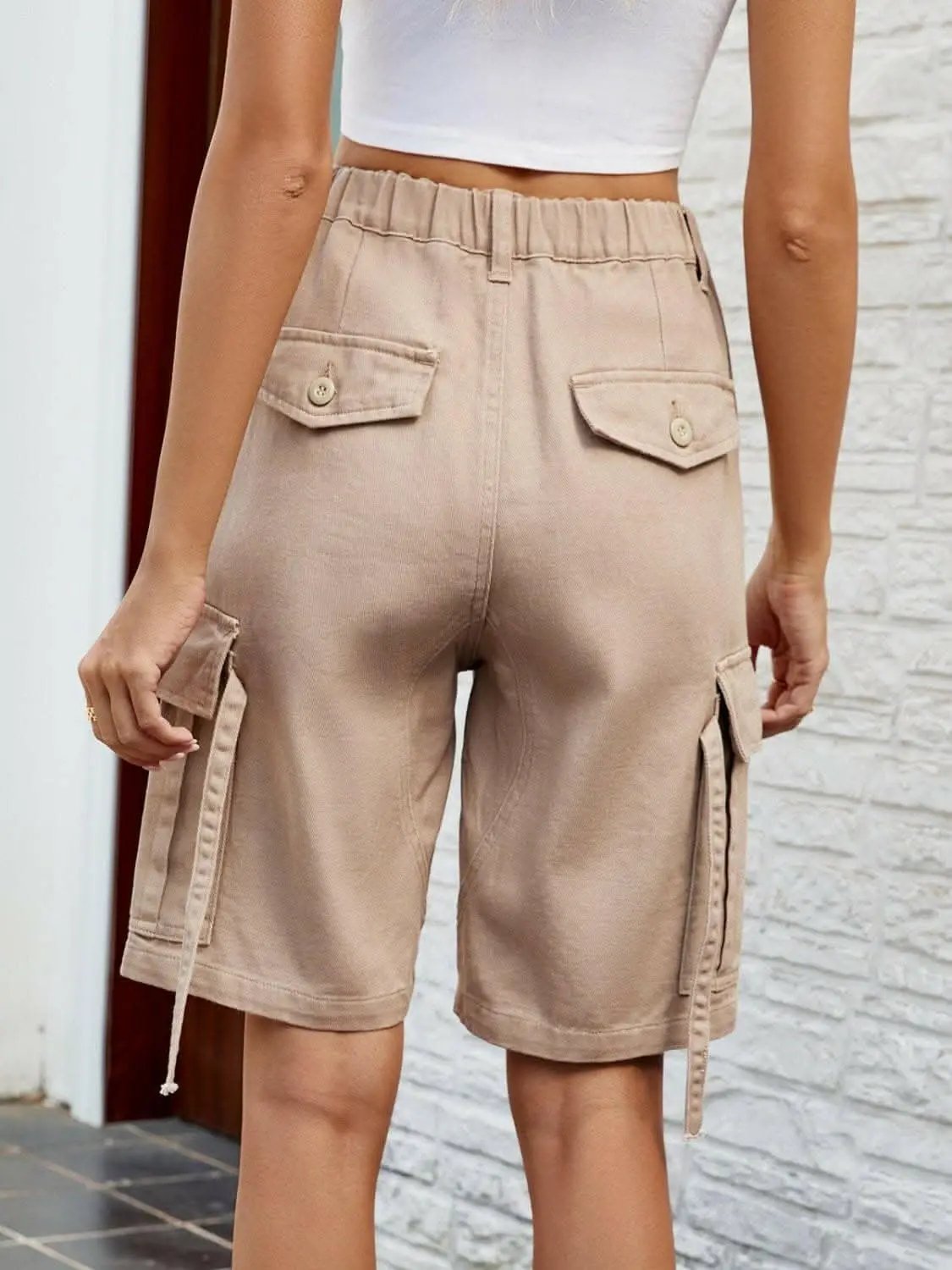 Trendsi Jeans & Denim - Premium Chic high-rise denim shorts