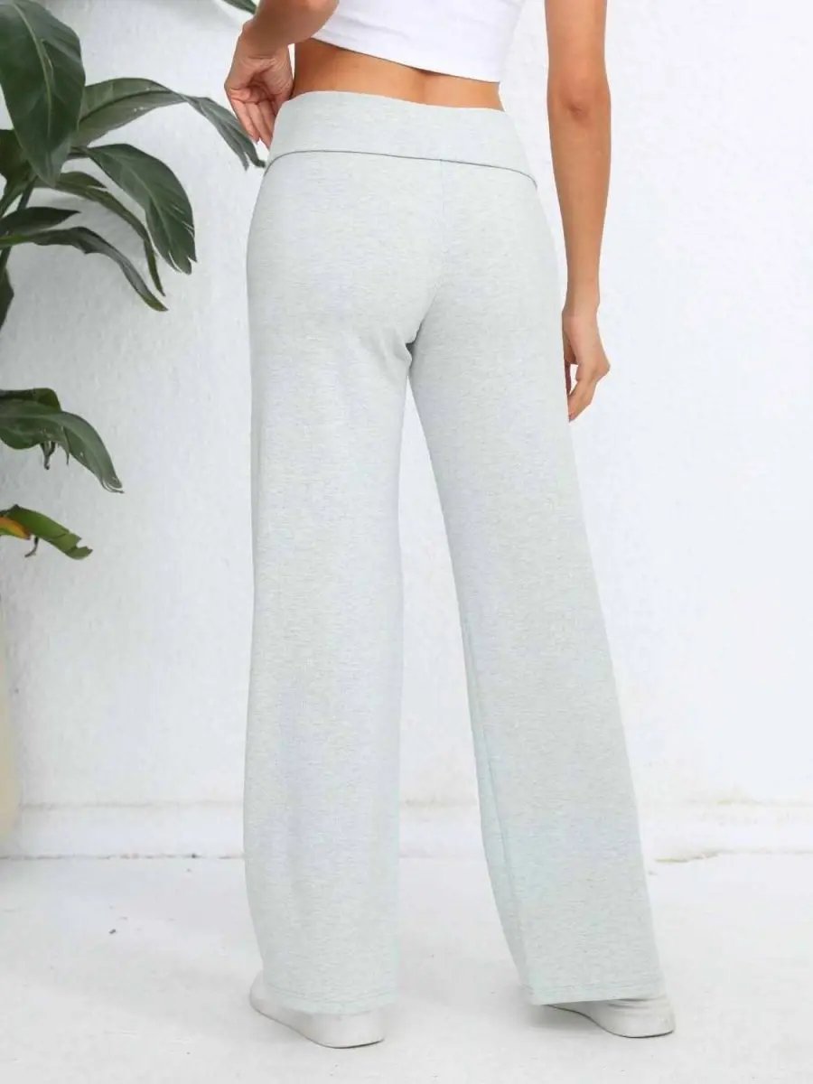 Trendsi High-Waisted Wide Leg Trousers Women's Elegant Versatile Pants