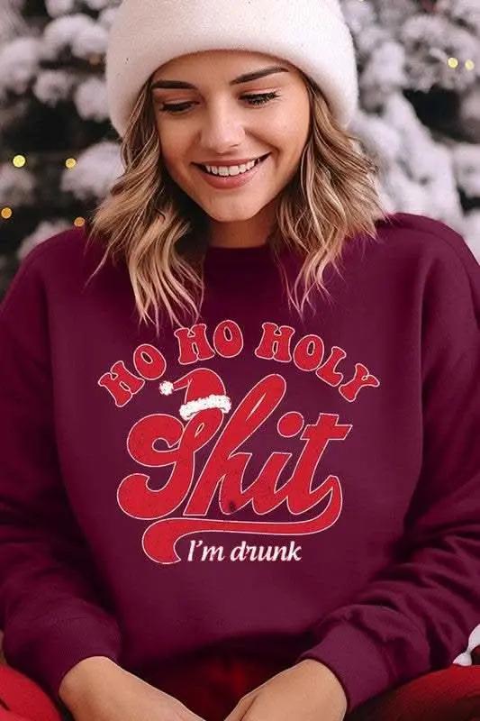 Color Bear Holiday Fleece Sweatshirt | Unisex Graphic