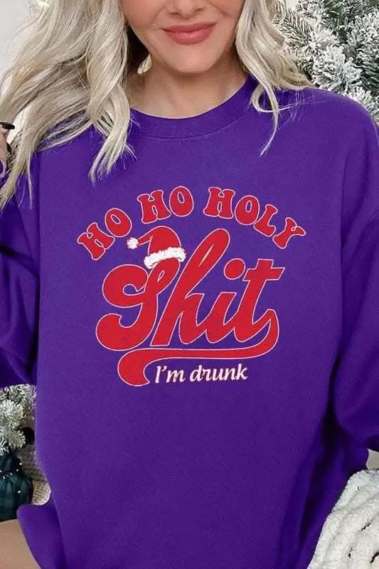 Color Bear Holiday Fleece Sweatshirt | Unisex Graphic