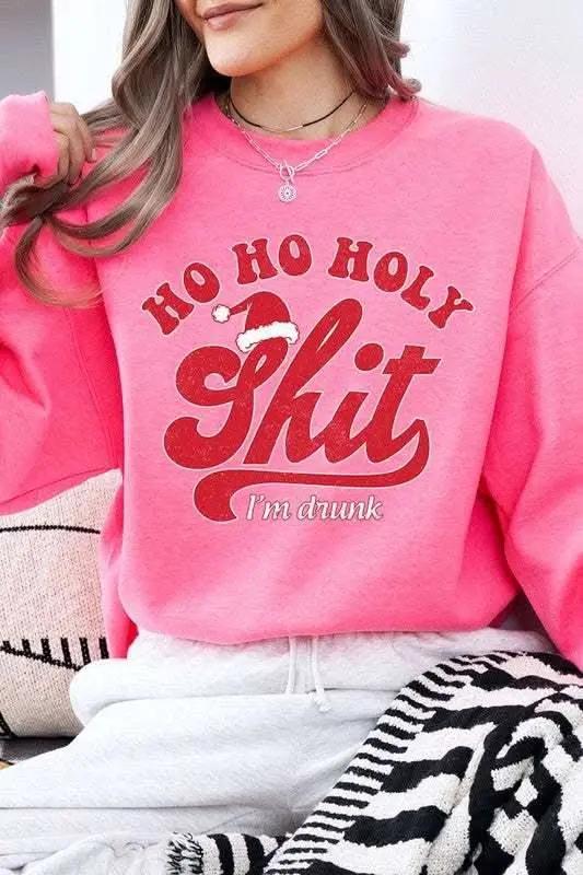 Color Bear Holiday Fleece Sweatshirt | Unisex Graphic