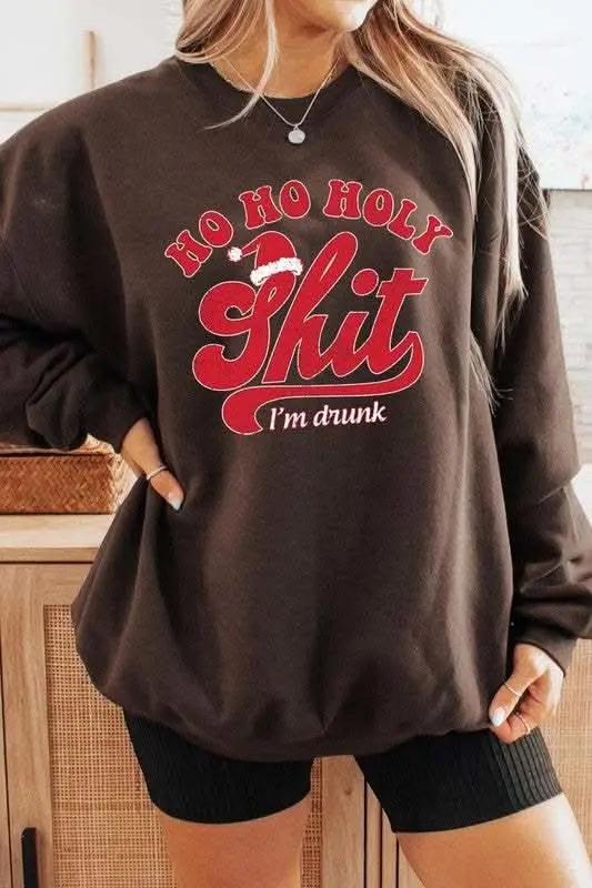 Color Bear Holiday Fleece Sweatshirt | Unisex Graphic