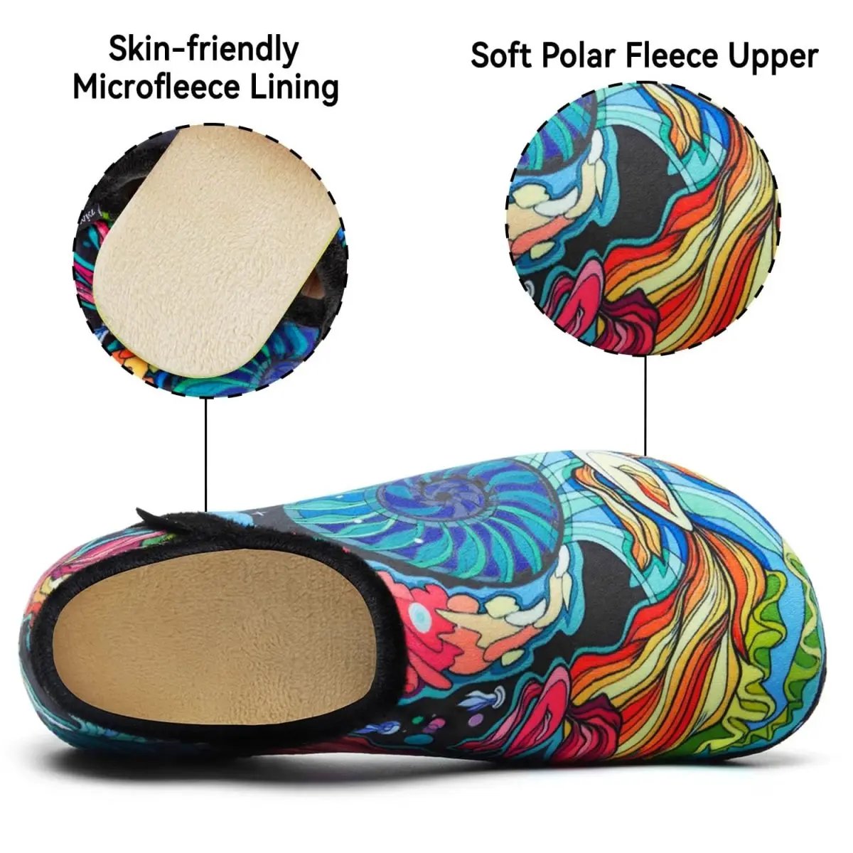Shoes Love Salve Furry Slippers Women's/Men's Indoor Home, Yoga Socks - Cozy & Comfy