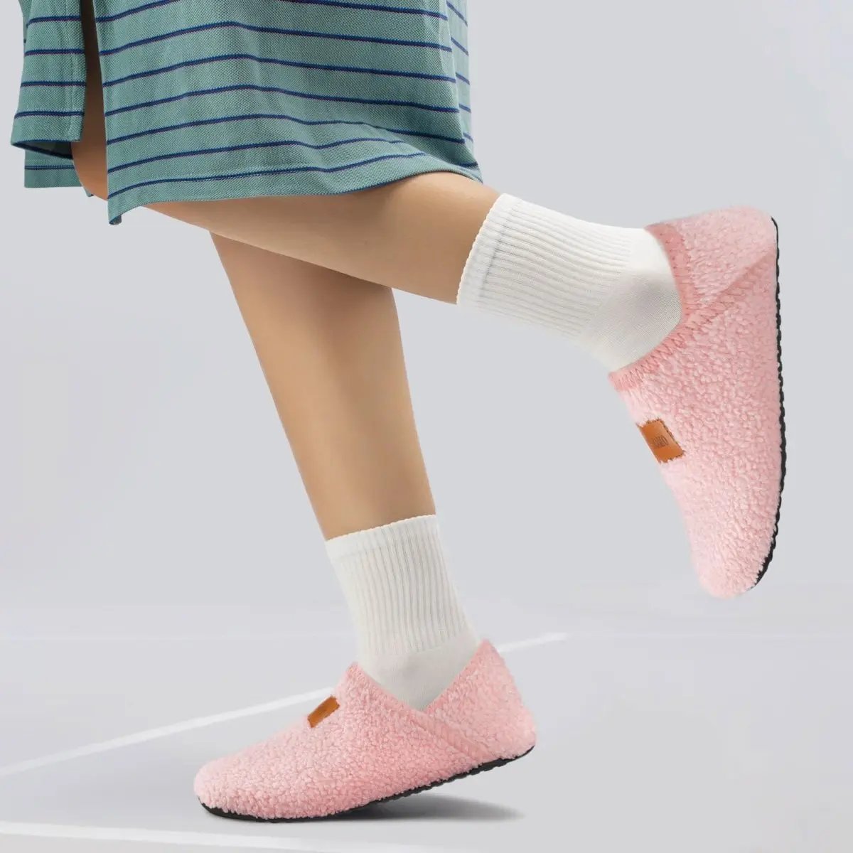 Shoes Love Salve Furry Slippers Women's/Men's Indoor Home, Yoga Socks - Cozy & Comfy