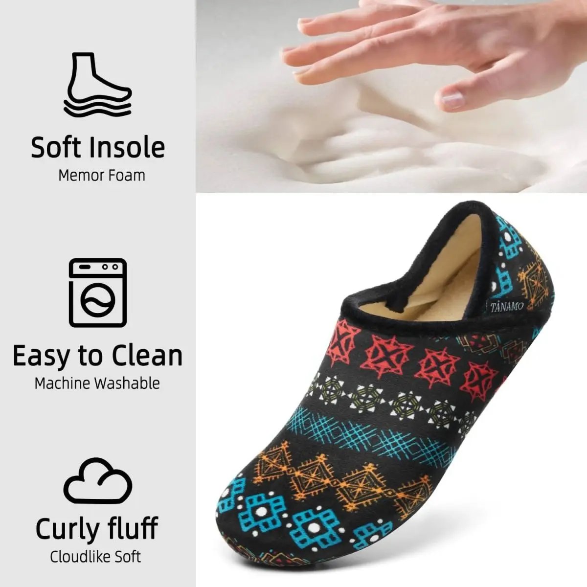Shoes Love Salve Furry Slippers Women's/Men's Indoor Home, Yoga Socks - Cozy & Comfy