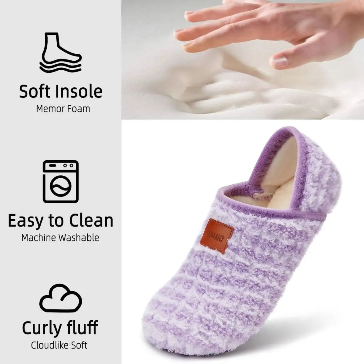 Shoes Love Salve Furry Slippers Women's/Men's Indoor Home, Yoga Socks - Cozy & Comfy