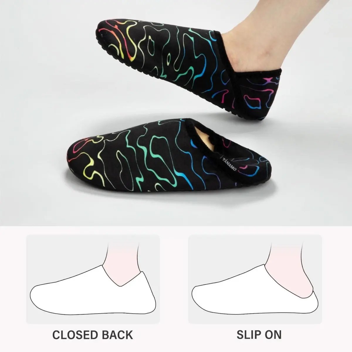 Shoes Love Salve Furry Slippers Women's/Men's Indoor Home, Yoga Socks - Cozy & Comfy