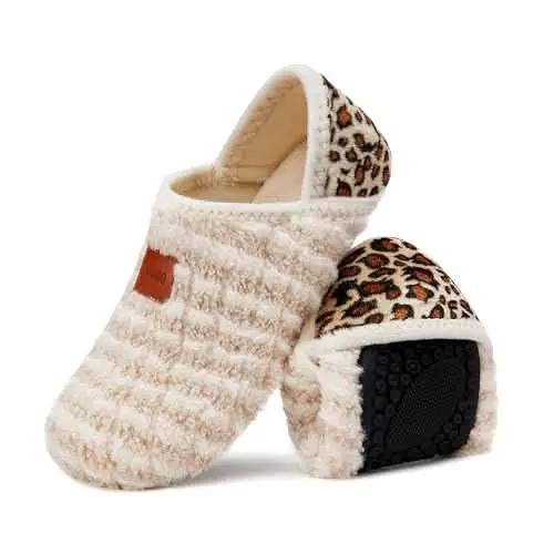 Shoes Love Salve Furry Slippers Women's/Men's Indoor Home, Yoga Socks - Cozy & Comfy