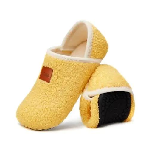 Shoes Love Salve Furry Slippers Women's/Men's Indoor Home, Yoga Socks - Cozy & Comfy