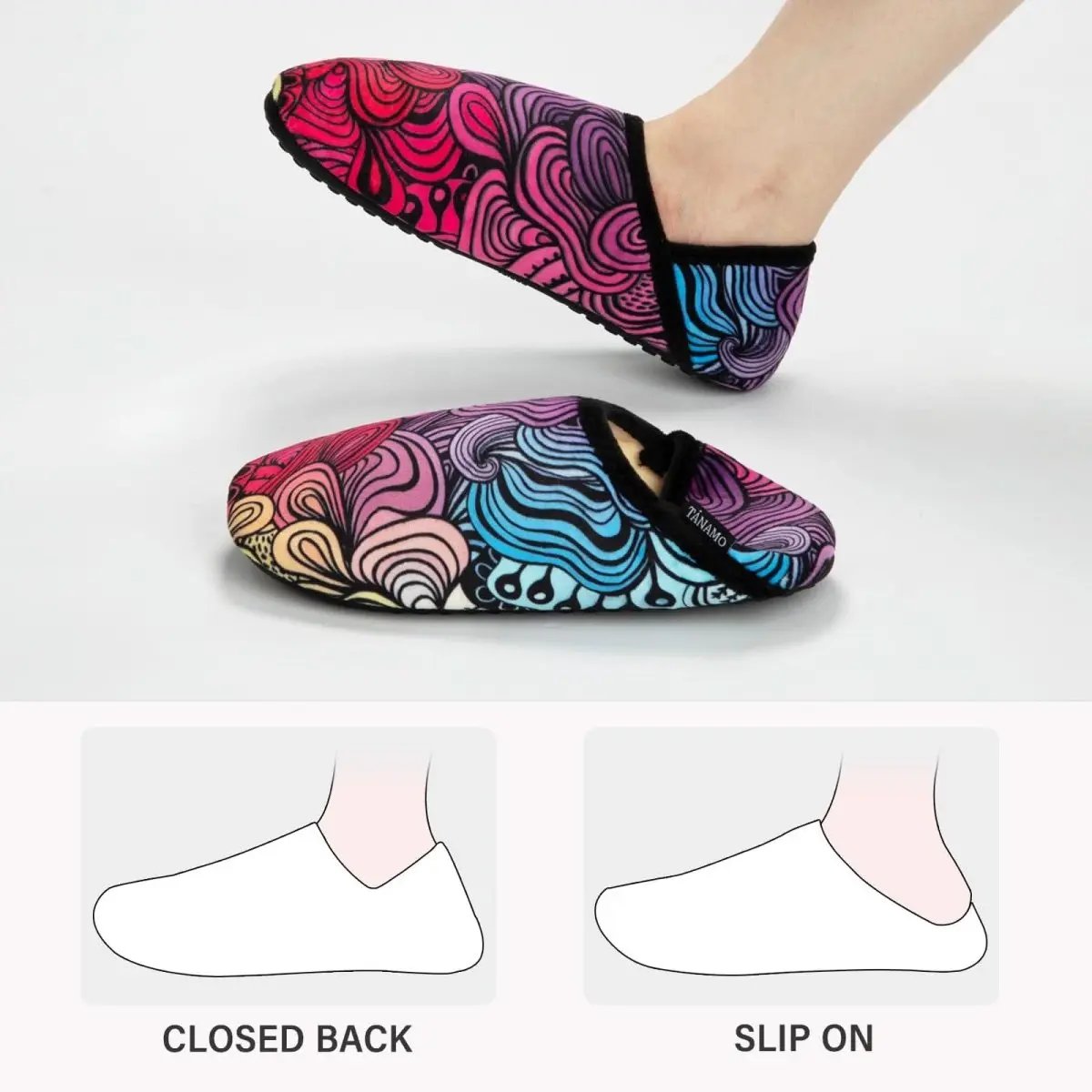 Shoes Love Salve Furry Slippers Women's/Men's Indoor Home, Yoga Socks - Cozy & Comfy