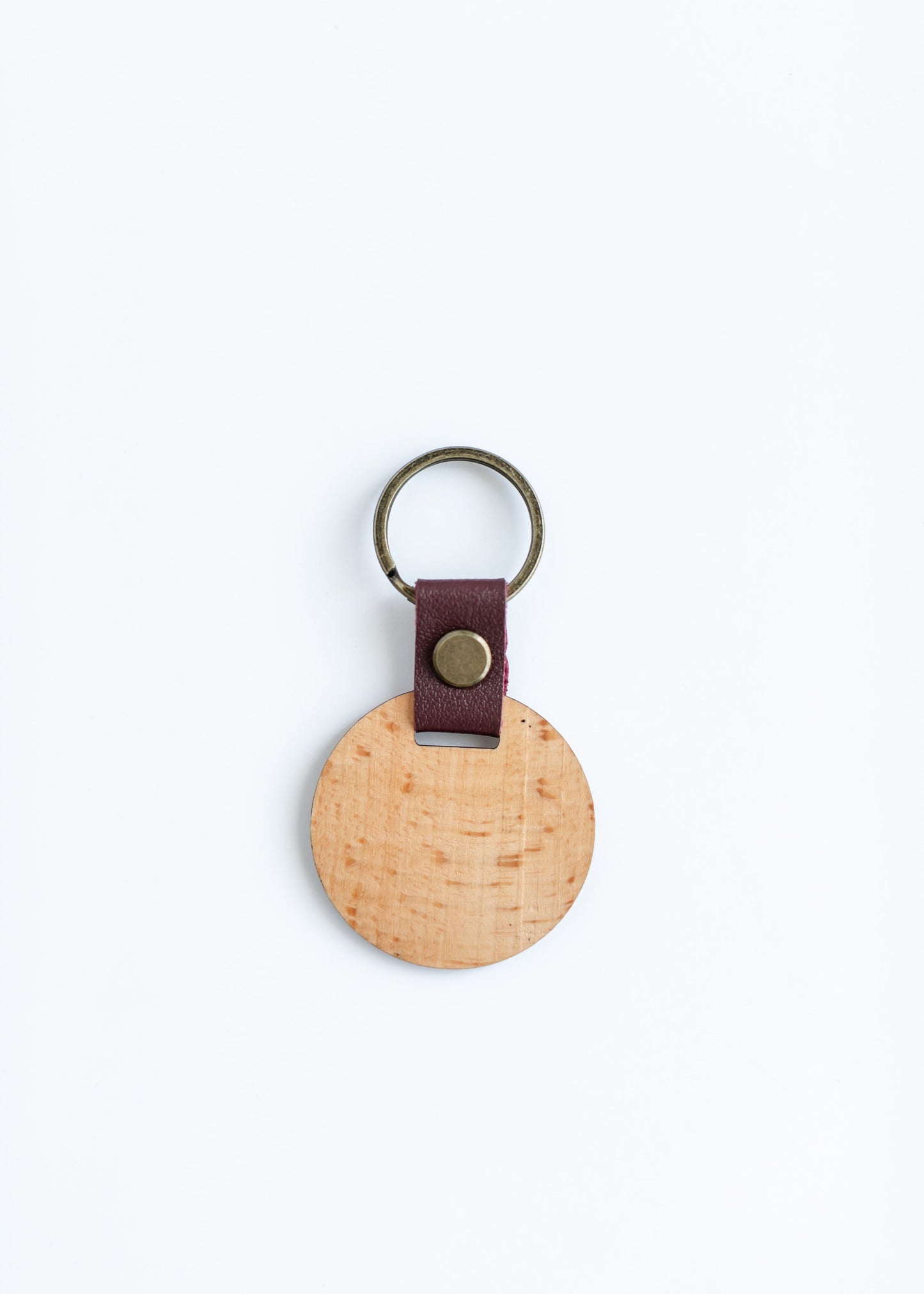 Inherit Rejoice Wood Keychain