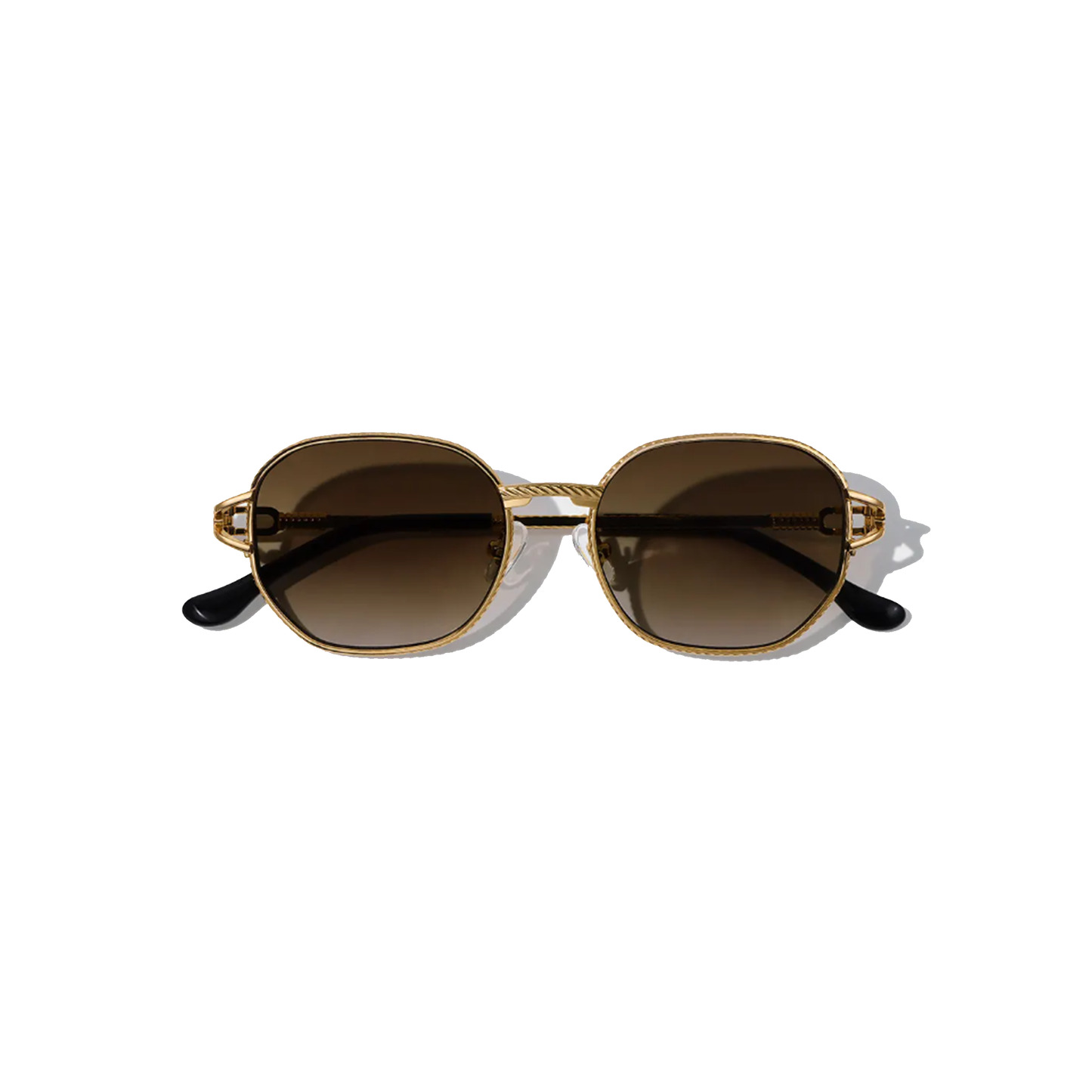 Jean Brun 52mm Shield Sunglasses | Brown