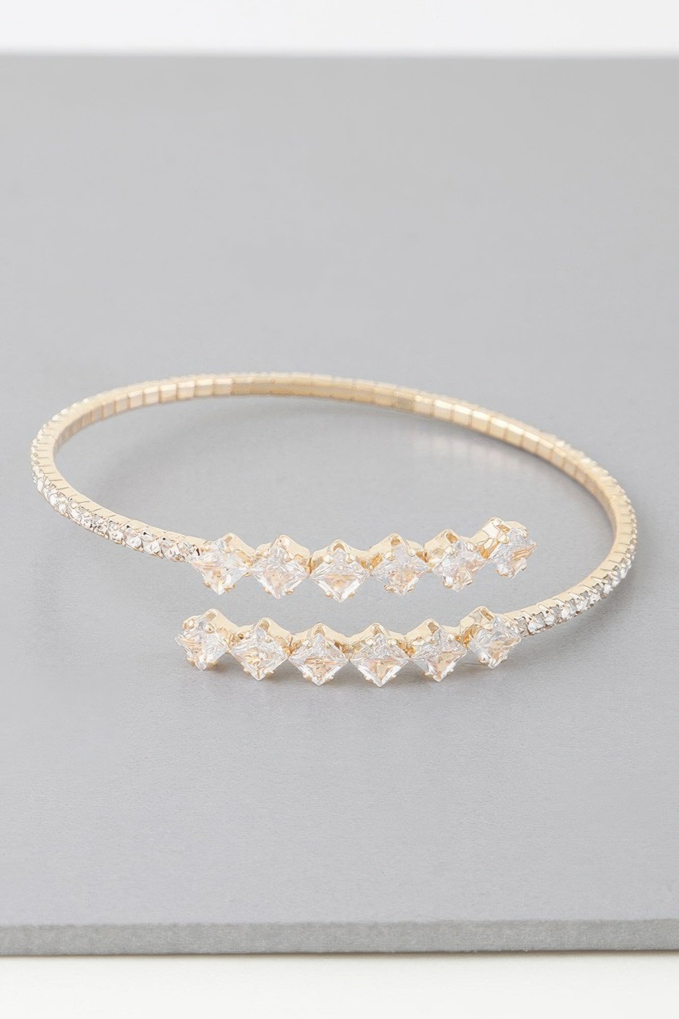Jeweled Shiny Star Wrap Bracelet