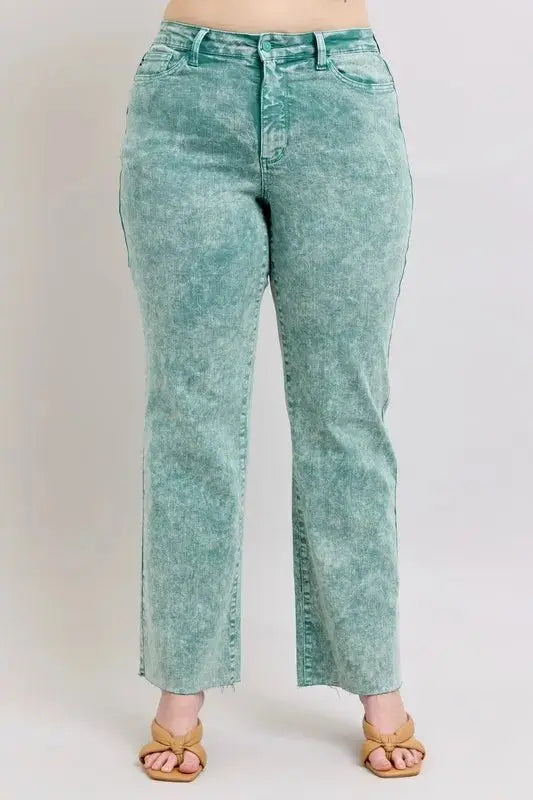 Shoes Trendsi Judy Blue High Waist Women's Jeans Everyday Casual Raw Hem Dad Jeans