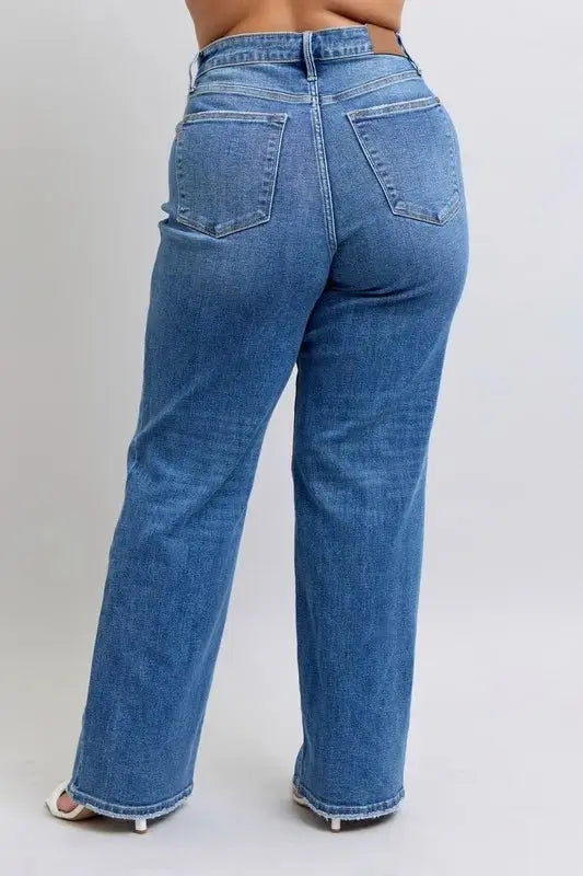 Accessories Trendsi Judy Blue High Waist Jeans Women's Everyday Vintage Wash Denim Comfort Fit
