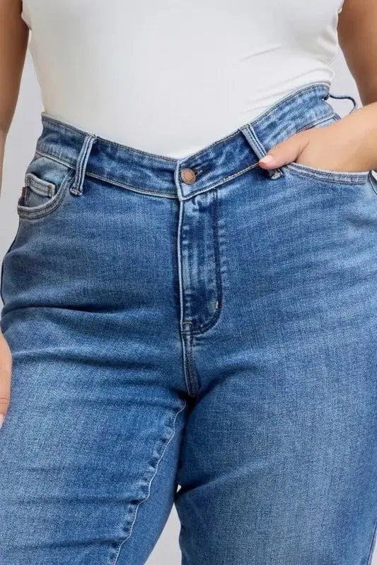 Accessories Trendsi Judy Blue High Waist Jeans Women's Everyday Vintage Wash Denim Comfort Fit