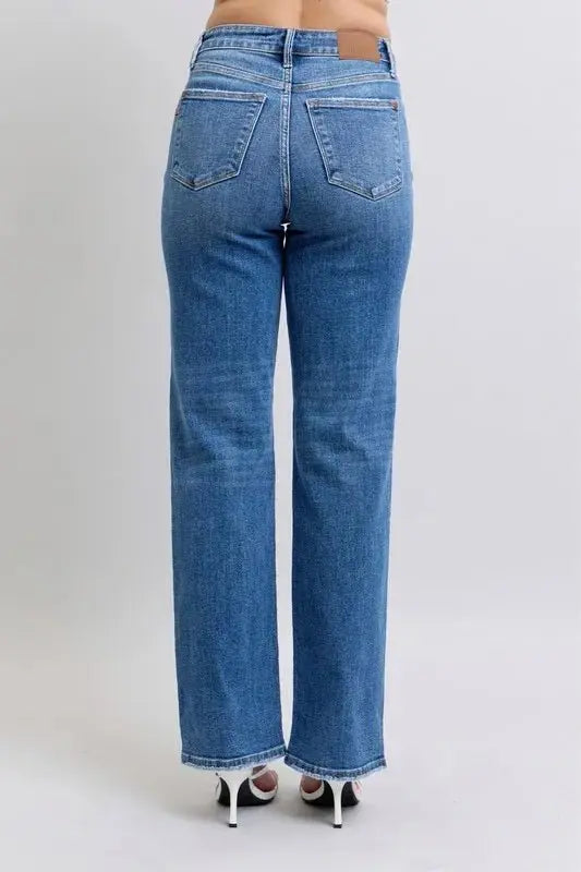 Accessories Trendsi Judy Blue High Waist Jeans Women's Everyday Vintage Wash Denim Comfort Fit