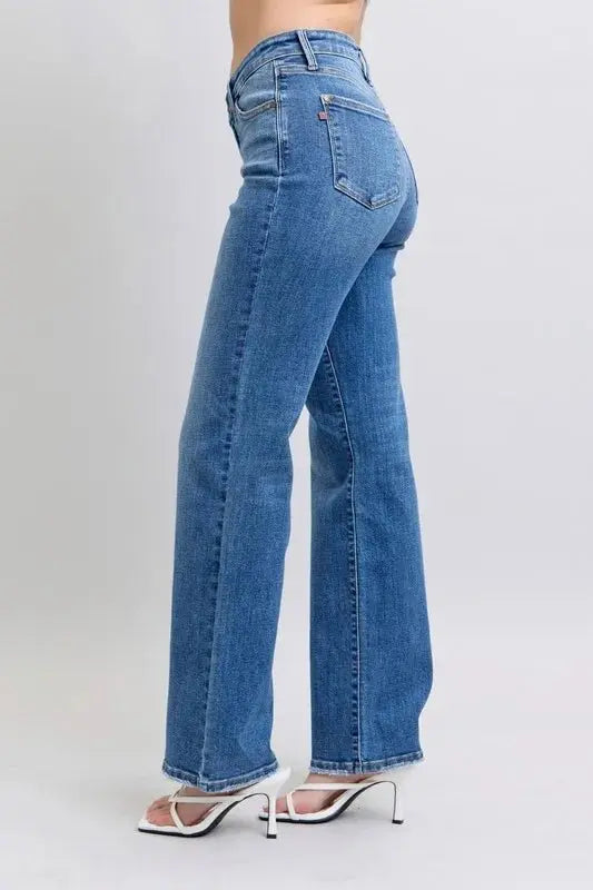 Accessories Trendsi Judy Blue High Waist Jeans Women's Everyday Vintage Wash Denim Comfort Fit