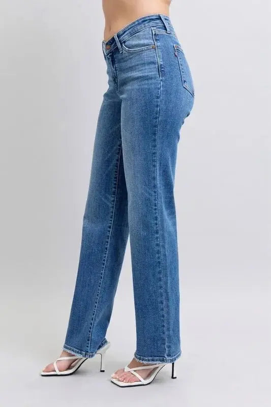 Accessories Trendsi Judy Blue High Waist Jeans Women's Everyday Vintage Wash Denim Comfort Fit