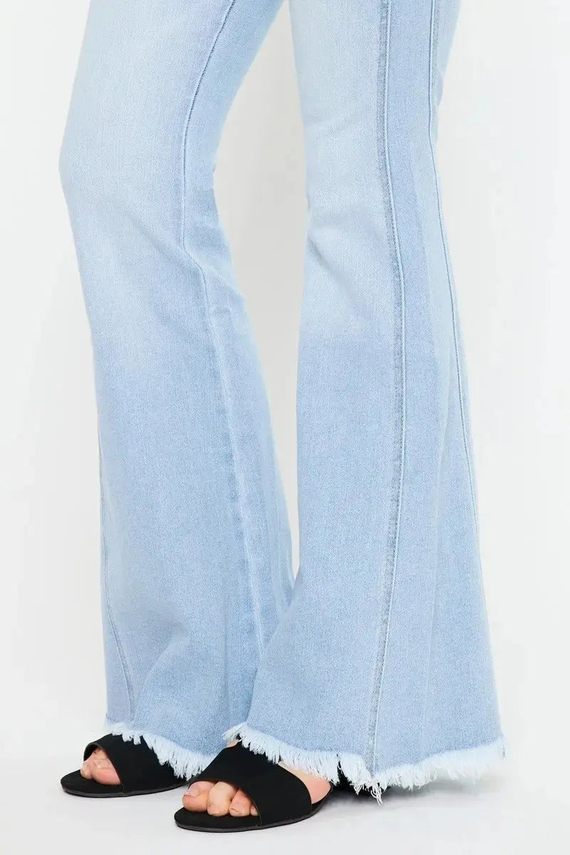 Accessories Trendsi Kancan High Rise Flare Jeans Women's Curvy Fit Denim - Chic & Flattering