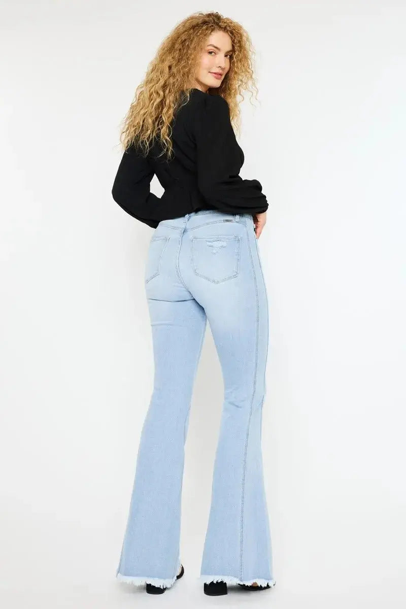 Accessories Trendsi Kancan High Rise Flare Jeans Women's Curvy Fit Denim - Chic & Flattering