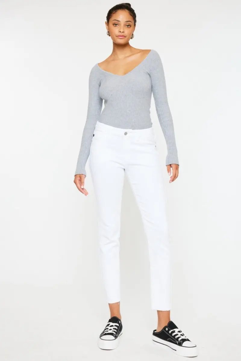 Women's Denim Jeans Women's Mid Rise Ankle Skinny Jeans - Everyday Denim