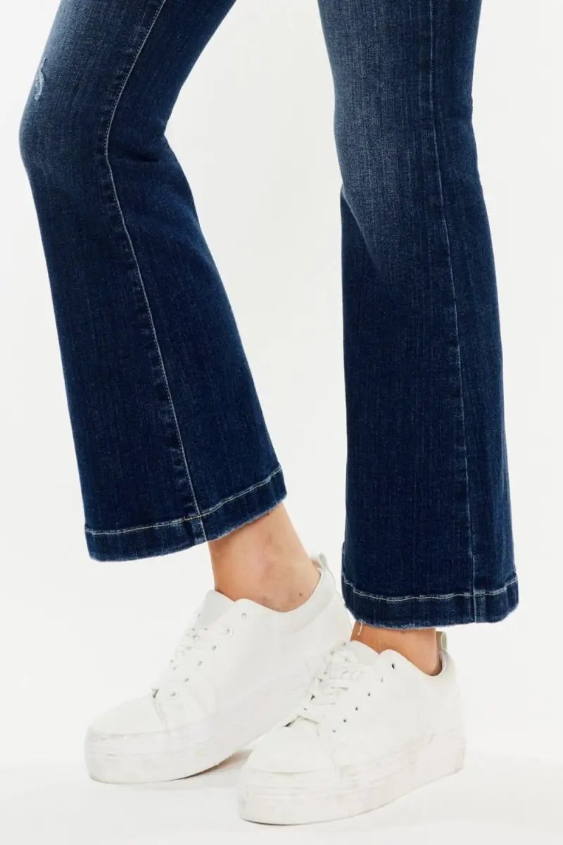 Shoes Trendsi Kancan Mid Rise Jeans + Everyday Wear + Flare Jeans + Button Fly + Comfy Fit