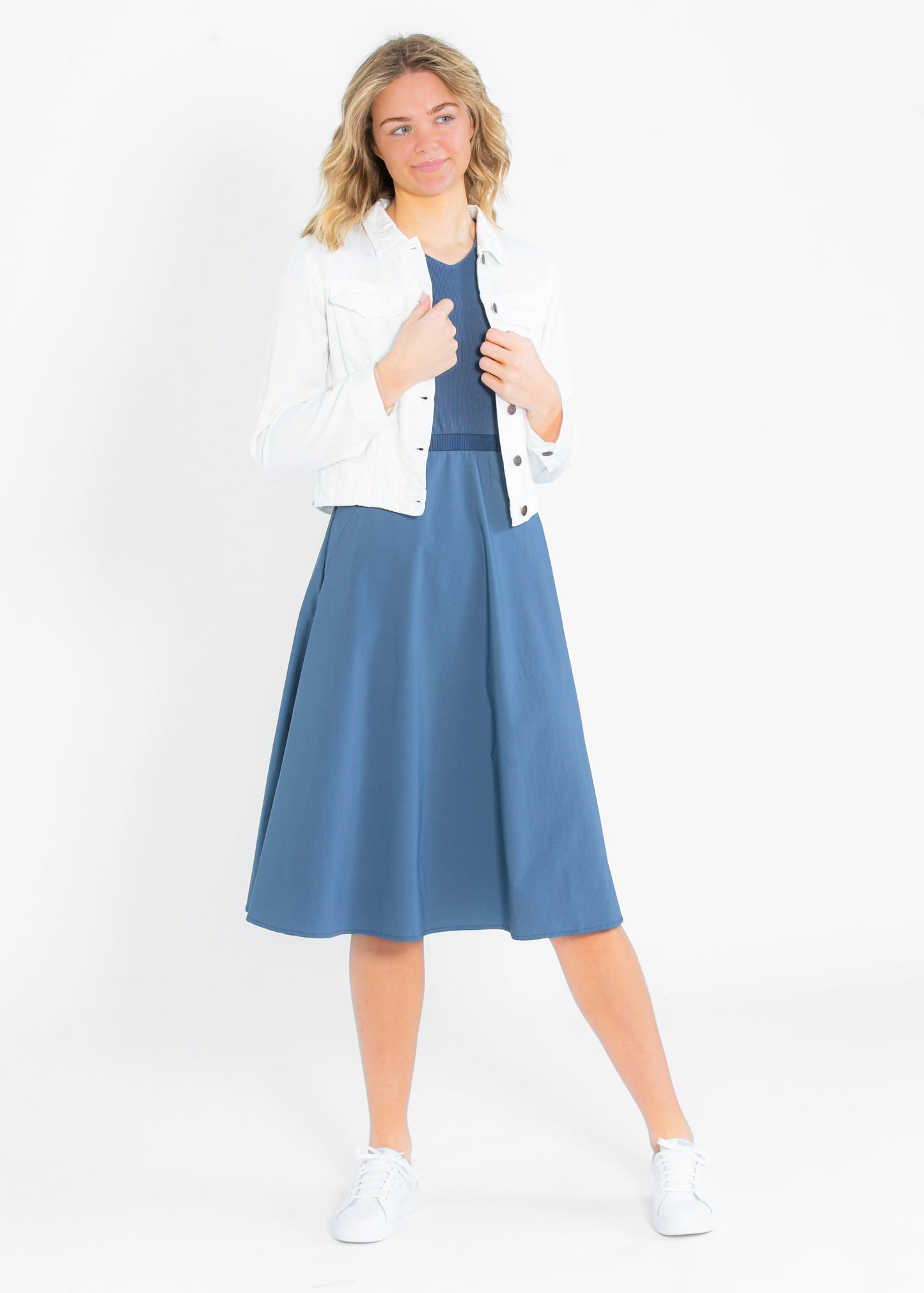 Kate Cap Sleeve Midi Dress