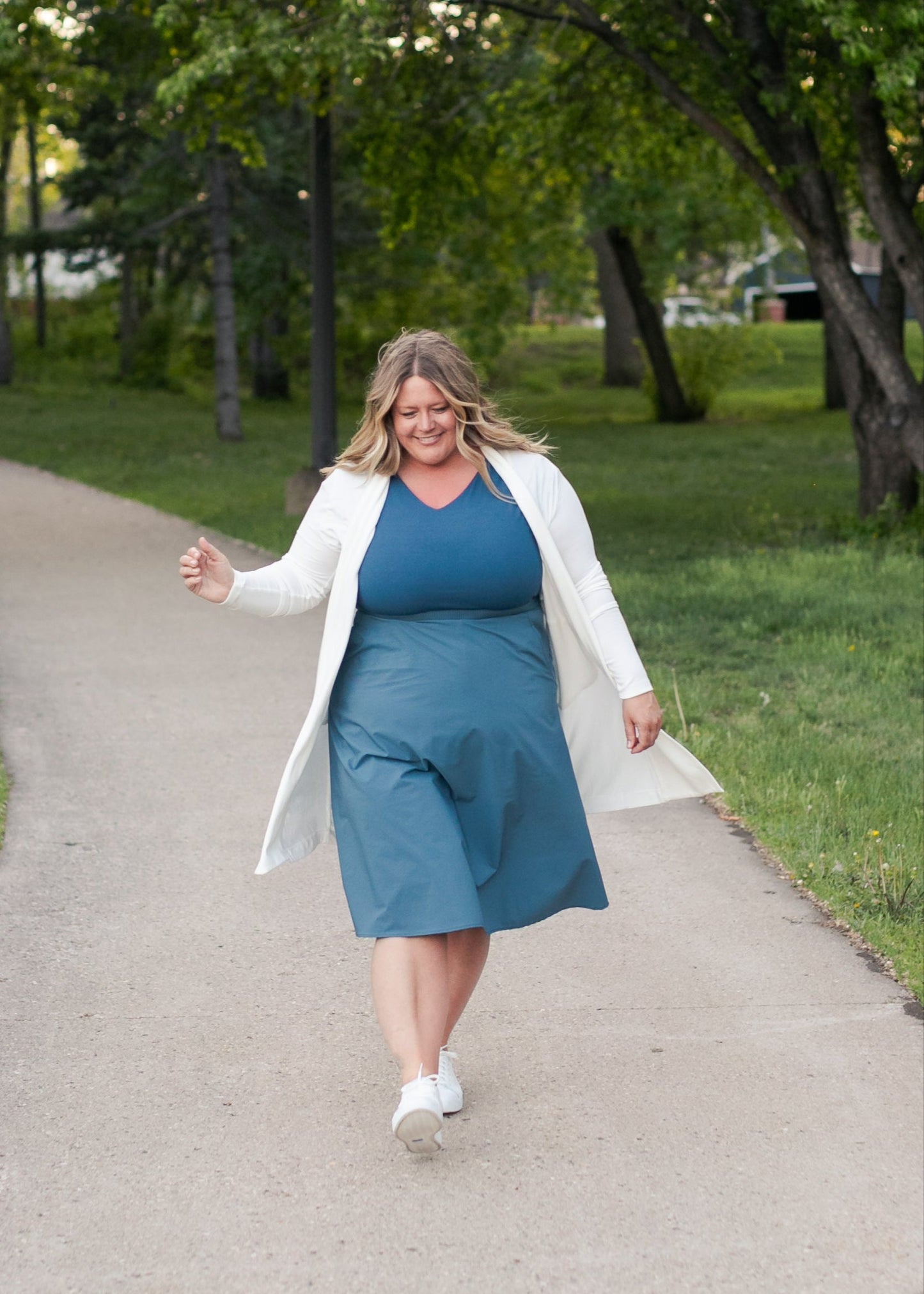 Kate Cap Sleeve Midi Dress