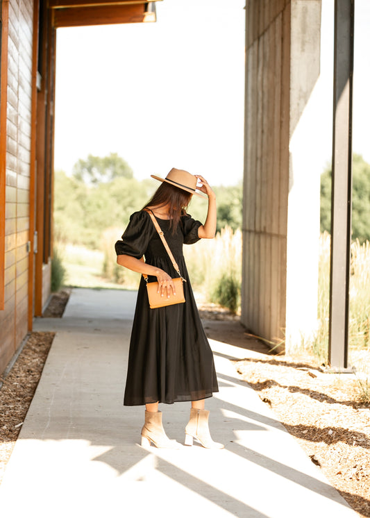 Kayleen Black Maxi Dress