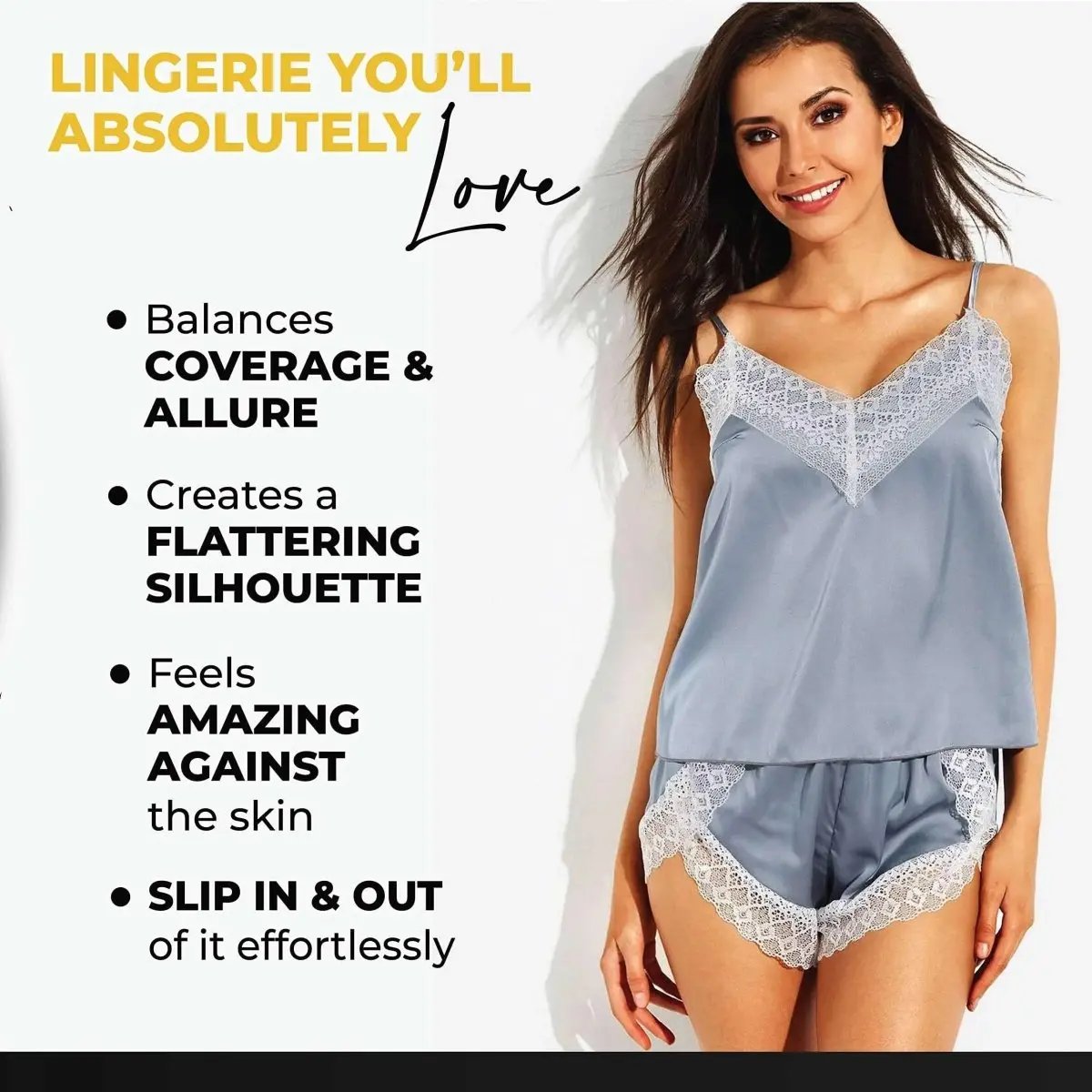Women's Silk Babydoll Cami | Love Salve Sleeveless