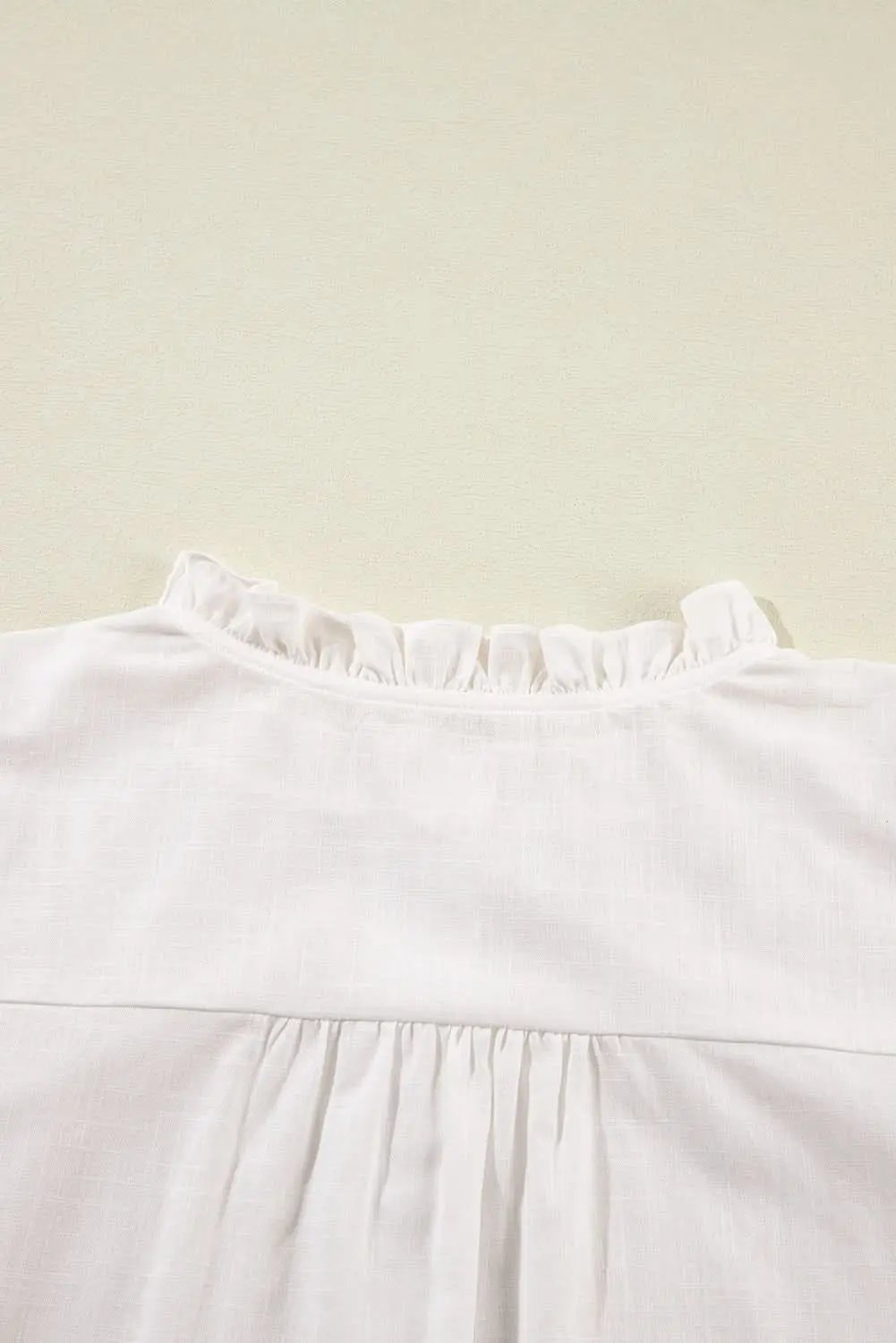 Clothing & Apparel Love Salve Embroidered white floral shirt
