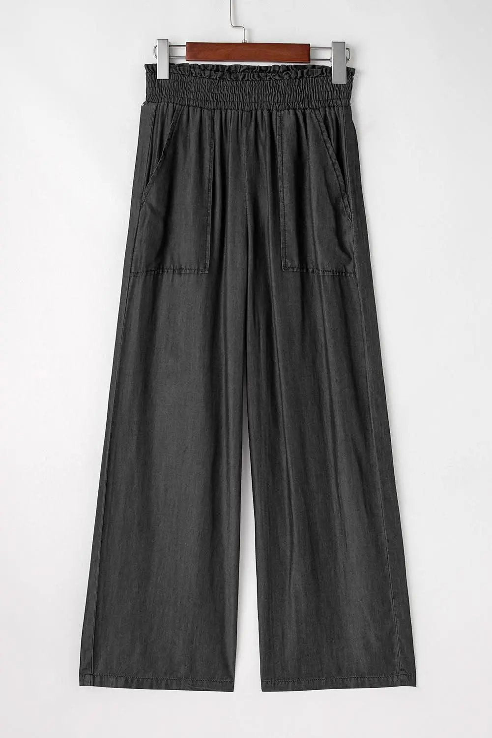 Women's Wide-Leg Jeans Jeans - Wide-Leg High Waist - Chic & Retro Casual