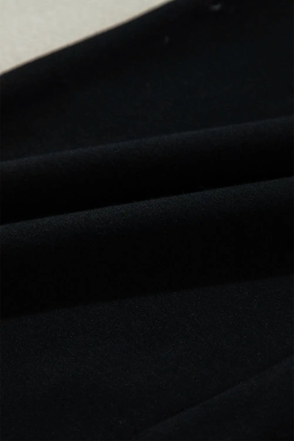Love Salve Black Fleece Pants Women's Daily Wear Casual Trousers Comfy & Warm