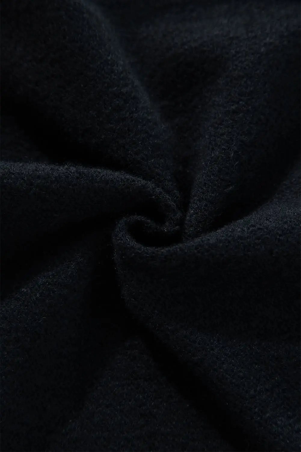 Love Salve Black Fleece Pants Women's Daily Wear Casual Trousers Comfy & Warm