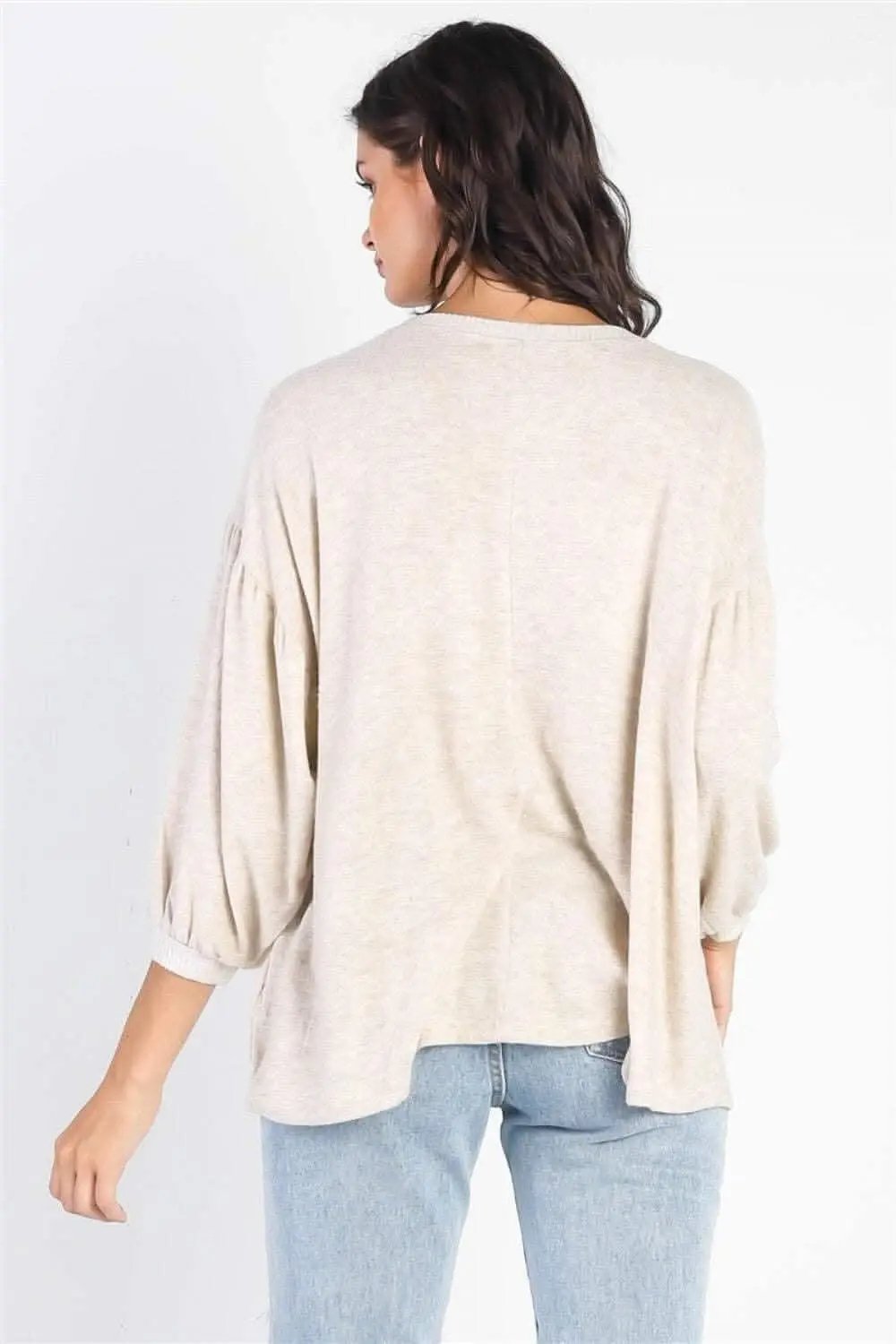 T-Shirts Love Salve Drop Shoulder Top Women's Casual Puff Sleeve Blouse Soft, Comfy