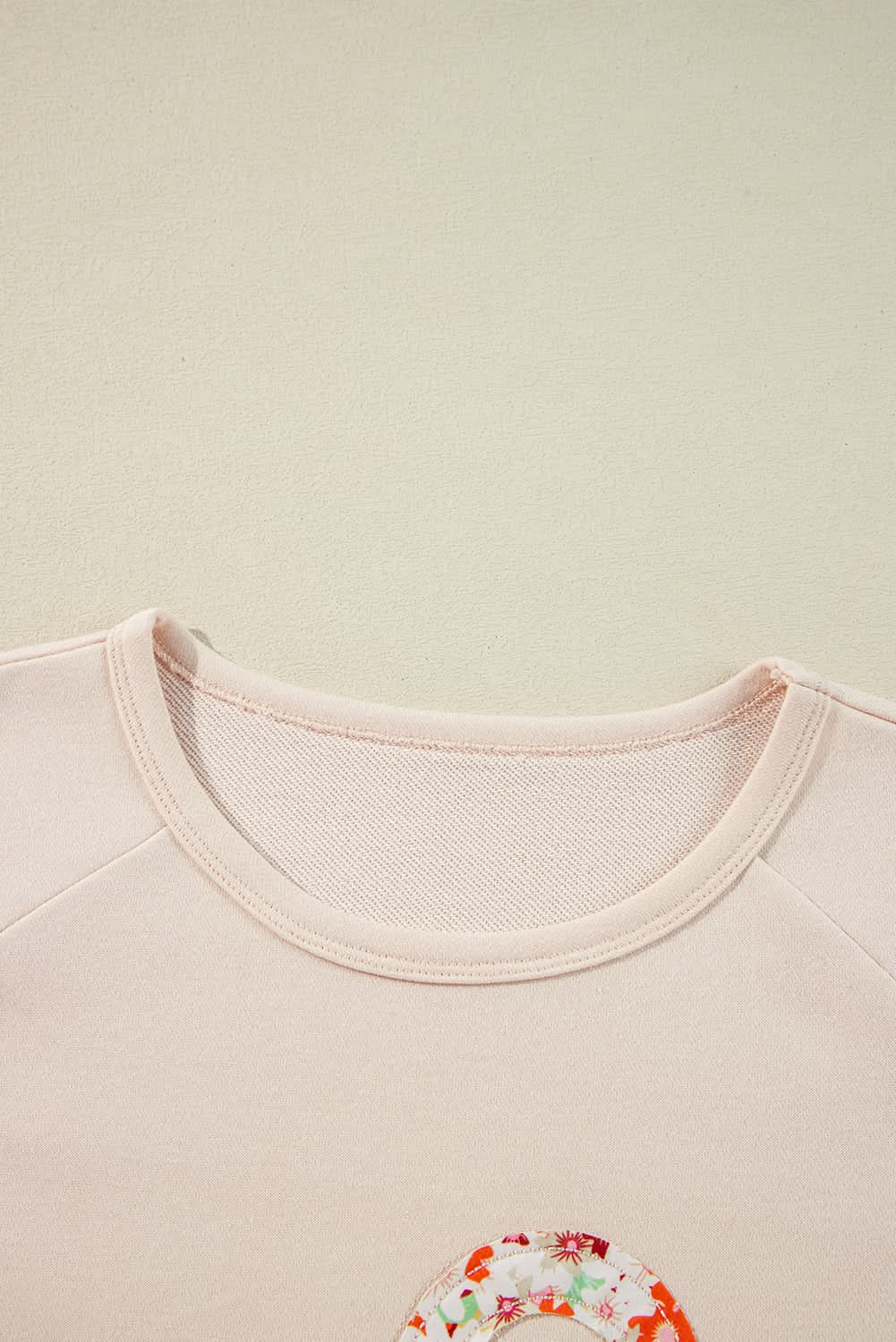 Accessories Love Salve Beige Floral Wide Sleeve Top - Graphic/Graphic