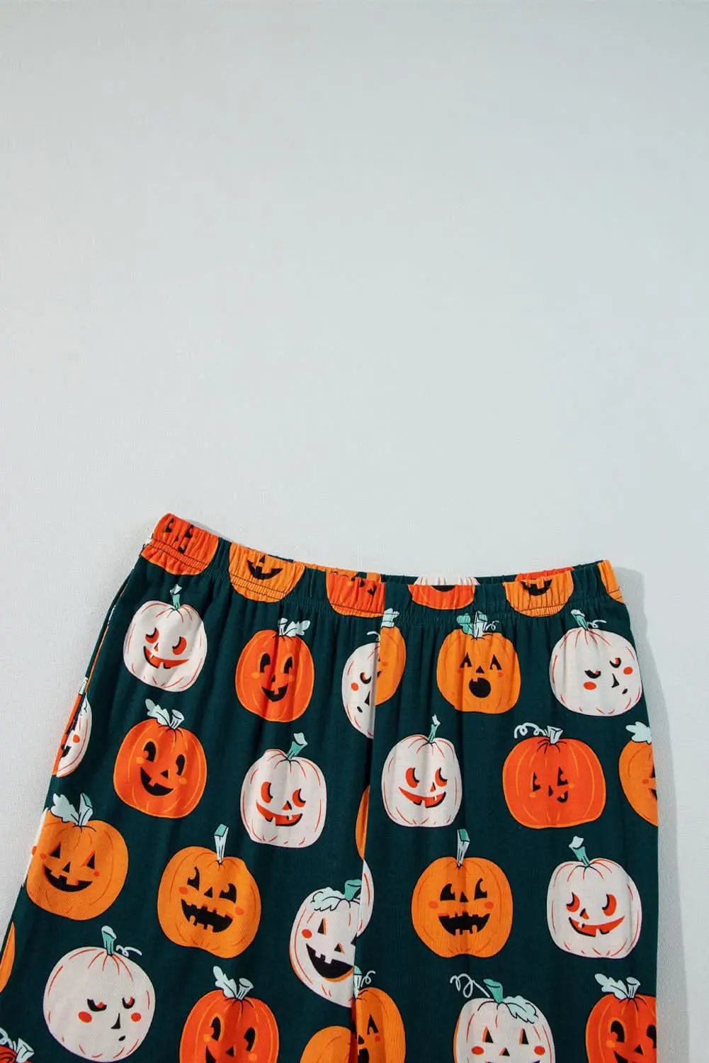 Pants Love Salve Orange Halloween Pajama Set