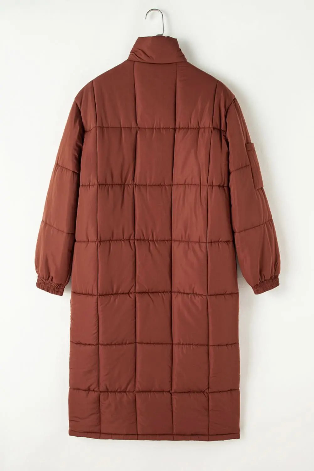 Jackets Love Salve Cozy coffee quilted puffer coat