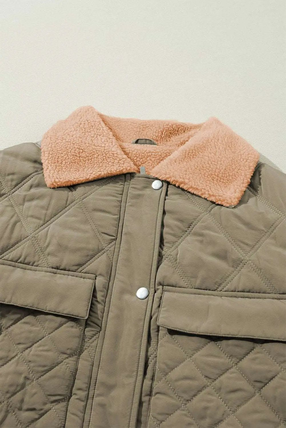 Jackets Love Salve Green Puffer Jacket Women's Winter Wear Warm & Cozy Casual Coat