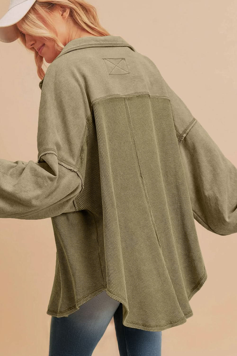 Sweaters Love Salve Moss green oversized shacket