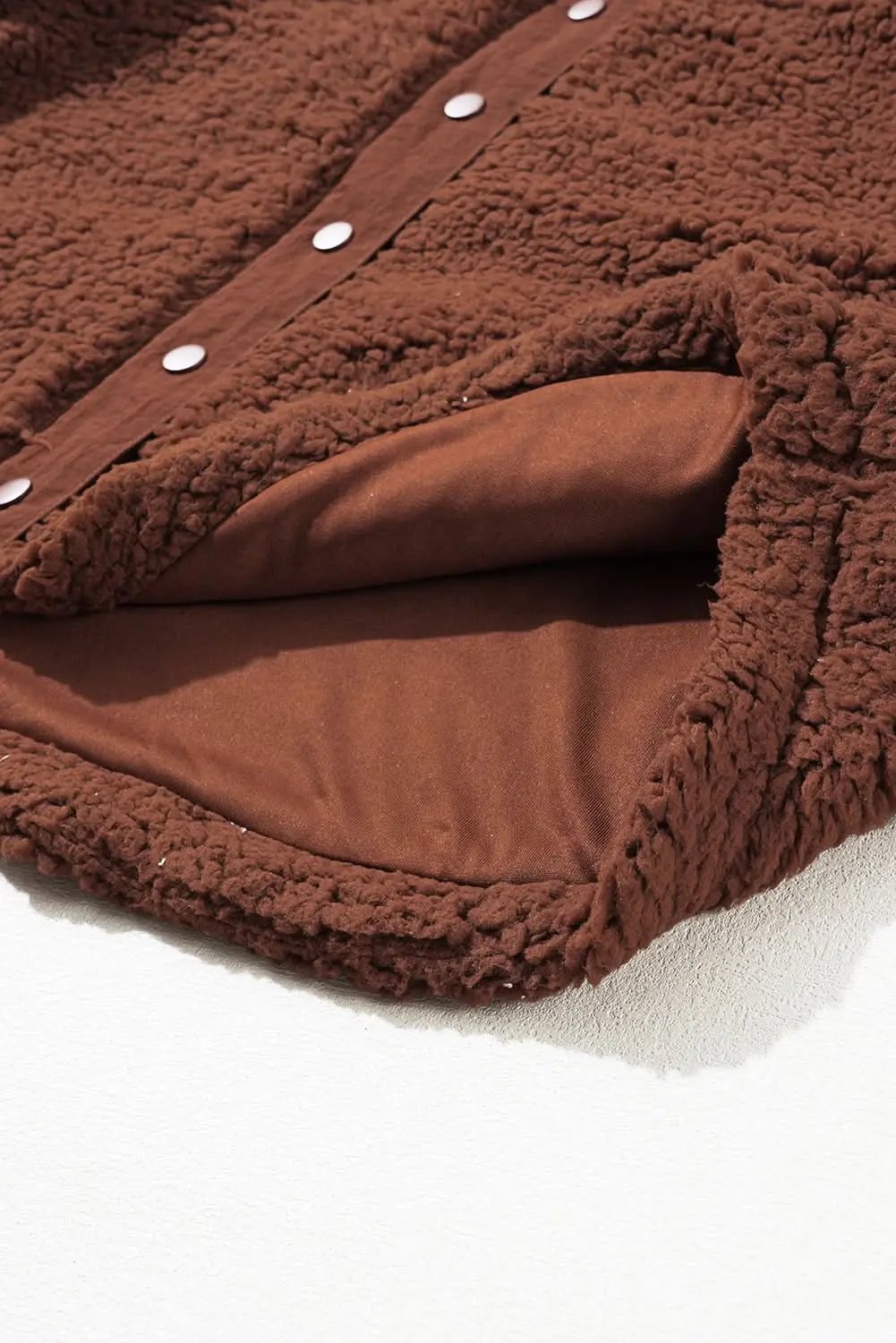 Jackets Love Salve Cozy red teddy bear jacket